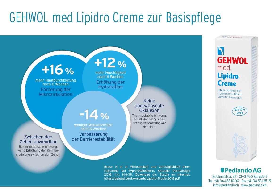 GEHWOL med® Pflegekonzept für Diabetikerfüsse Beratungskarte, 1 Stück