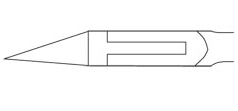 Pediando® Eckenzange 521820111, inox, 13 cm, Turmspitze