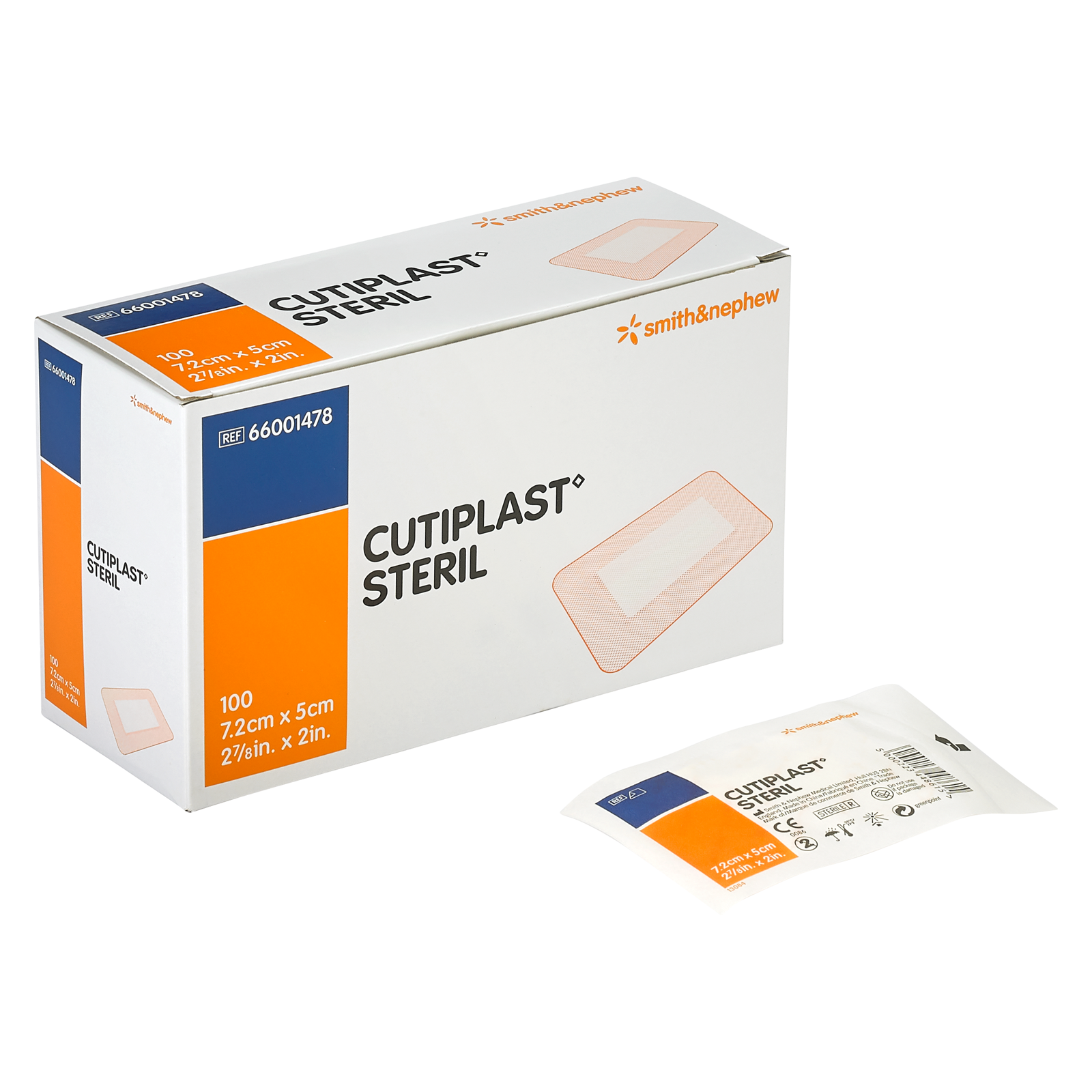 Cutiplast® steril 7.2 cm x 5 cm, 100 Stück