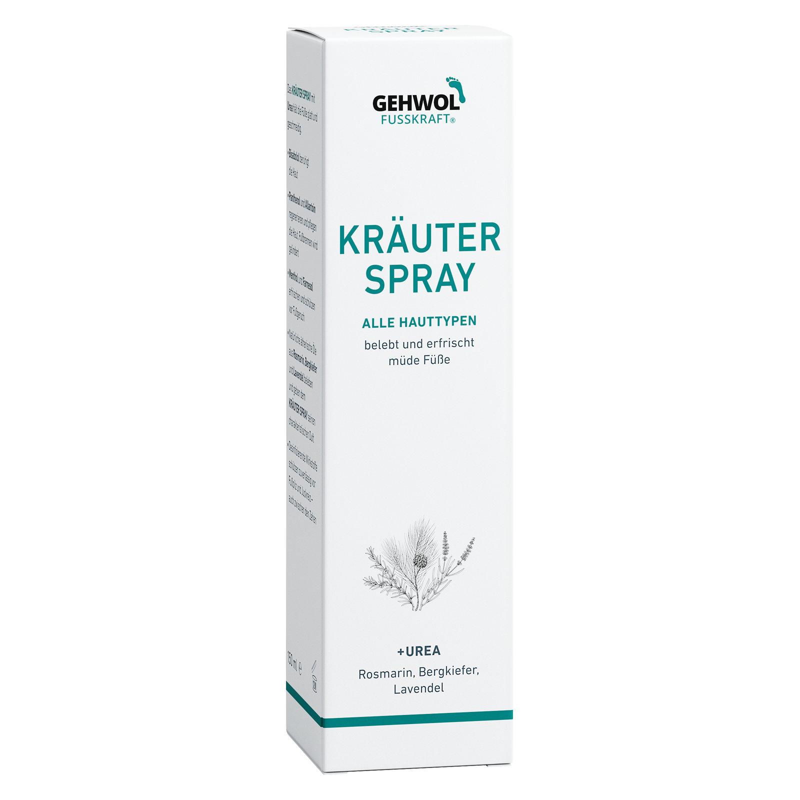 GEHWOL FUSSKRAFT® Kräuter Spray (Kräuterlotion), 150 ml Linksansicht
