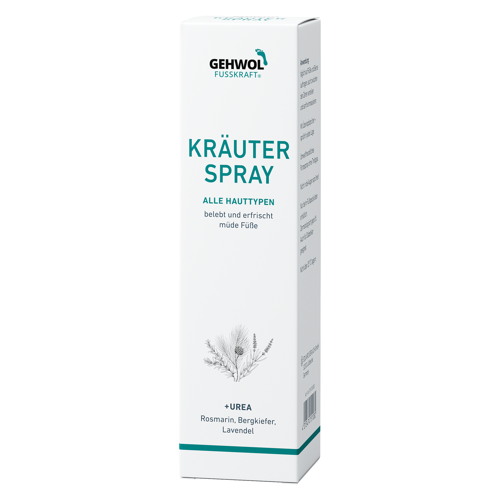GEHWOL FUSSKRAFT® Kräuter Spray (Kräuterlotion), 150 ml Rechtsansicht