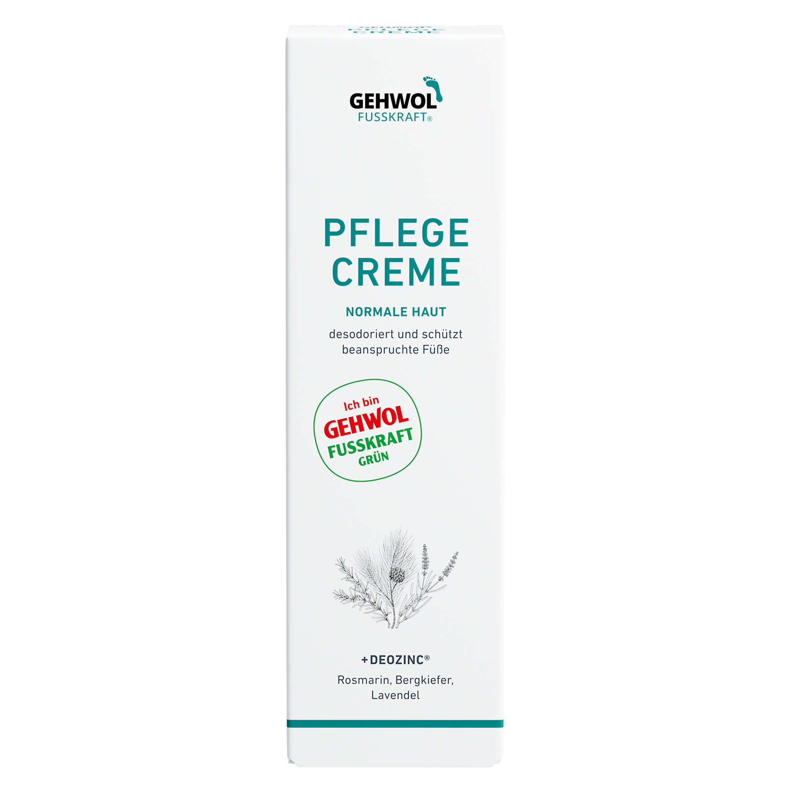 GEHWOL FUSSKRAFT® Pflege Creme (Grün), 75 ml