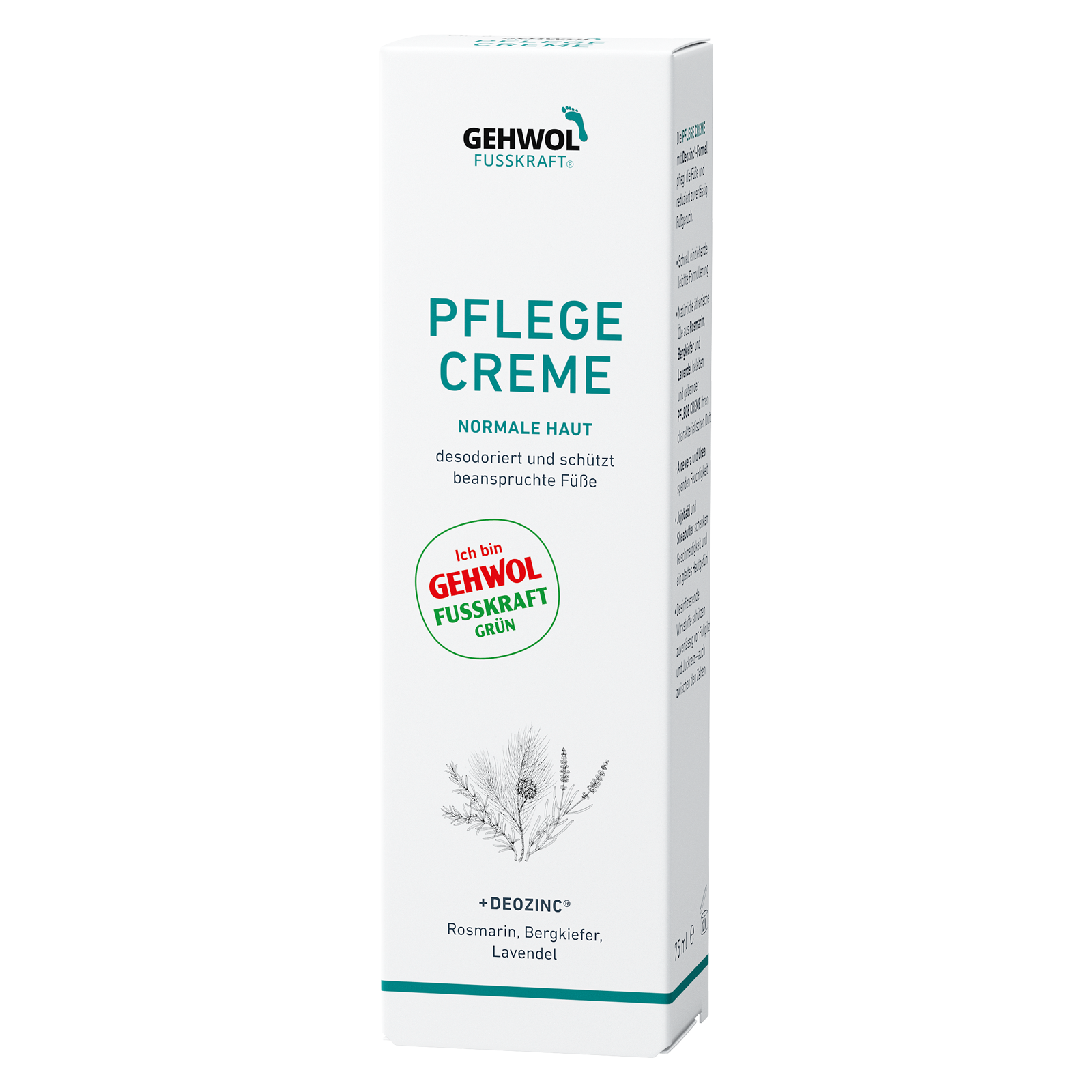 GEHWOL FUSSKRAFT® Pflege Creme (Grün), 75 ml