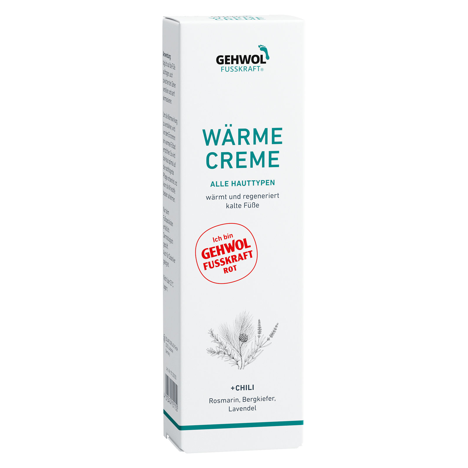 GEHWOL FUSSKRAFT® Wärme Creme (Rot), 125 ml