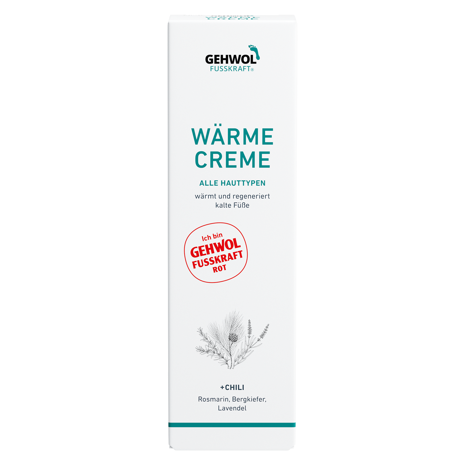 GEHWOL FUSSKRAFT® Wärme Creme (Rot), 125 ml