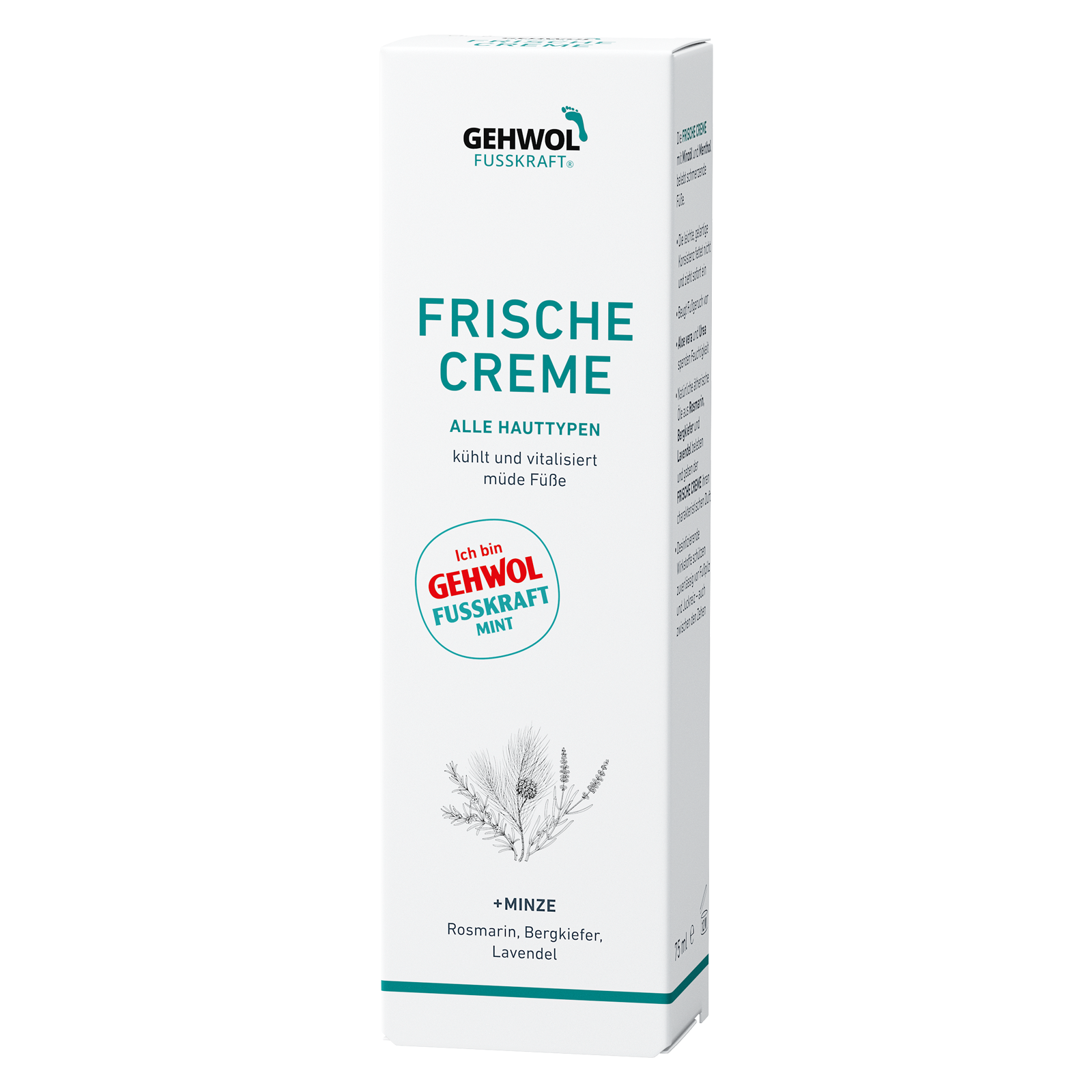 GEHWOL FUSSKRAFT® Frische Creme (Mint), 125 ml