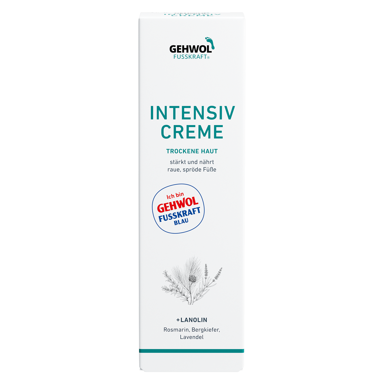 GEHWOL FUSSKRAFT® Intensiv Creme (Blau), 125 ml