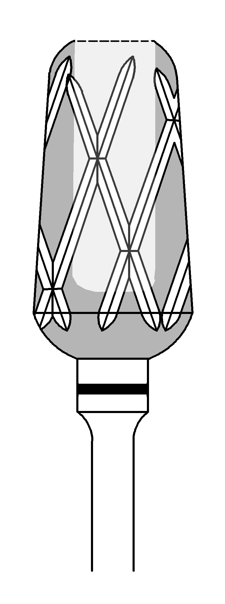 Busch CD-Version Diamantschleifer, Hohlschleifer CD5405, 090, super grobe Körnung, 1 Stück