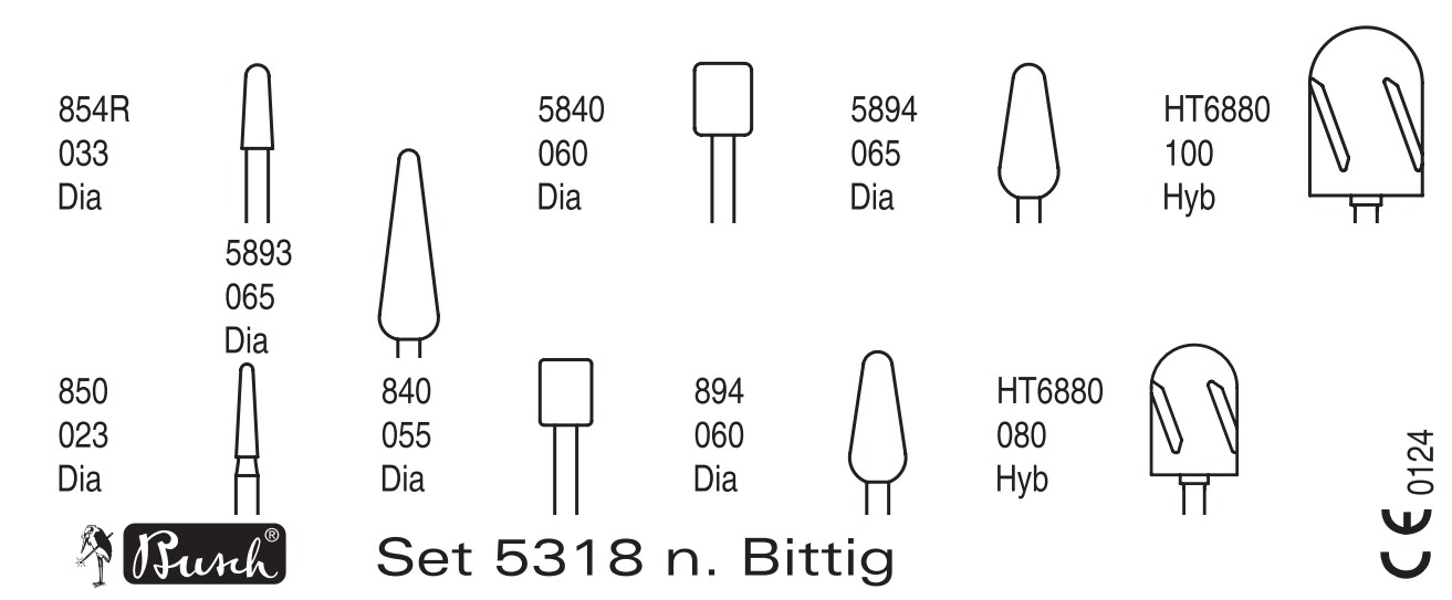 Busch Set 'Bittig', 5318, 1 Stück