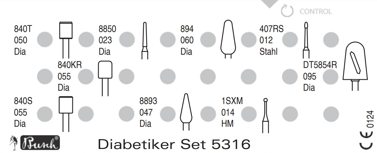 Busch Diabetiker Set, 5316, 1 Stück