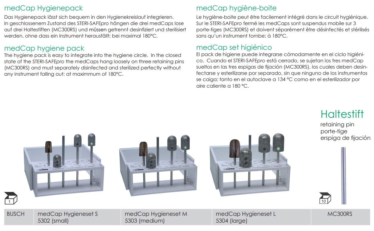 Busch medCap Hygienepack S, 5302
