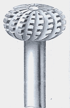 Busch Stahl-Fräser inox 84RS, 2 Stück