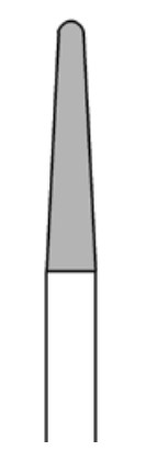 Busch Hartmetall-Fräser 433X, 023, mittlere X-Verzahnung, 1 Stück