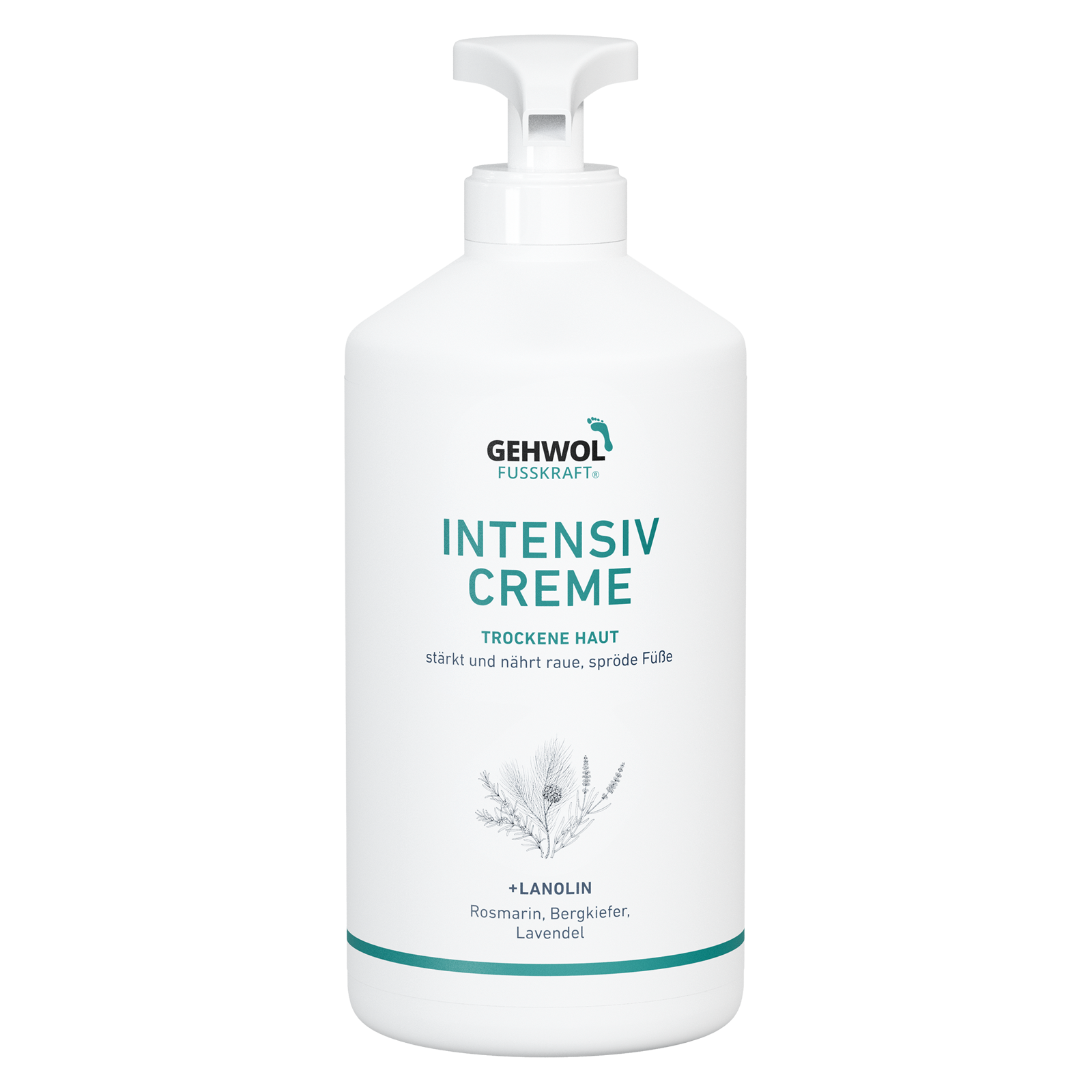 GEHWOL FUSSKRAFT® Intensiv Creme (Blau), 500 ml