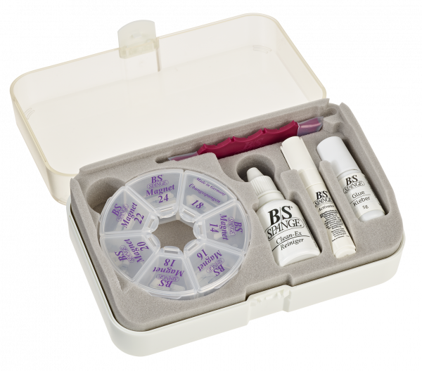 B/S Spange Magnet Profi-Set, mit Multi-Applikator, mit 60 Spangen