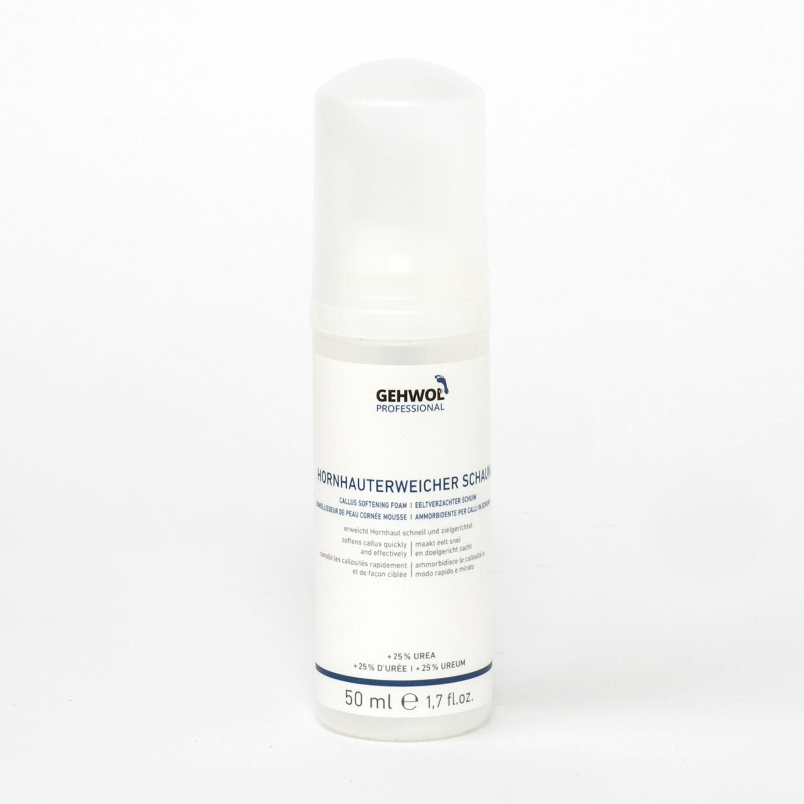 GEHWOL FUSSKRAFT® Schaumspender zu Hornhauterweicher Schaum D/GB/F/I, 50 ml Flasche, leer