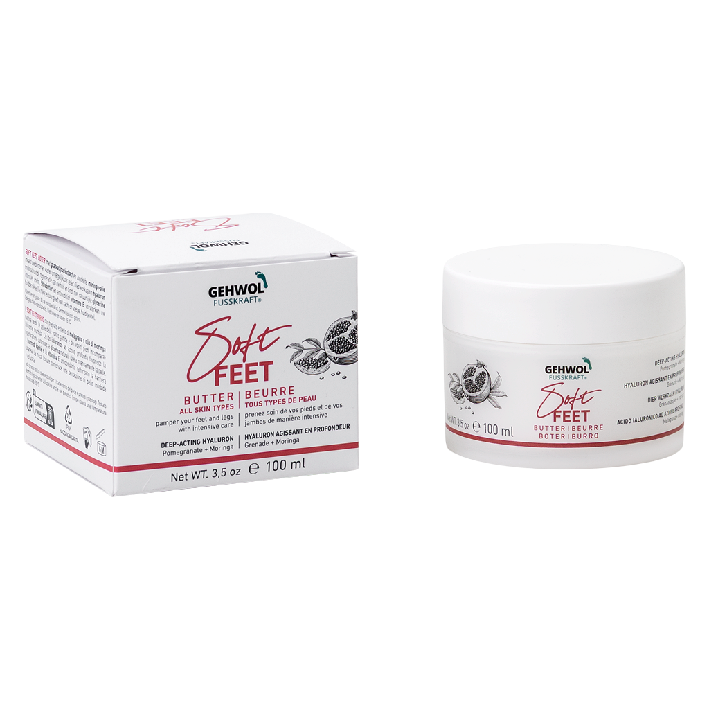 GEHWOL FUSSKRAFT® Soft Feet Beurre/Butter 100 ml Tiegel F/GB/NL/I