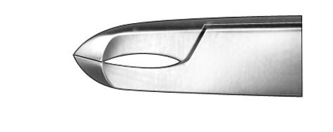 Aesculap® HF 440 R Nagelhautzange mit gewölbter Schneide, 8.5 cm