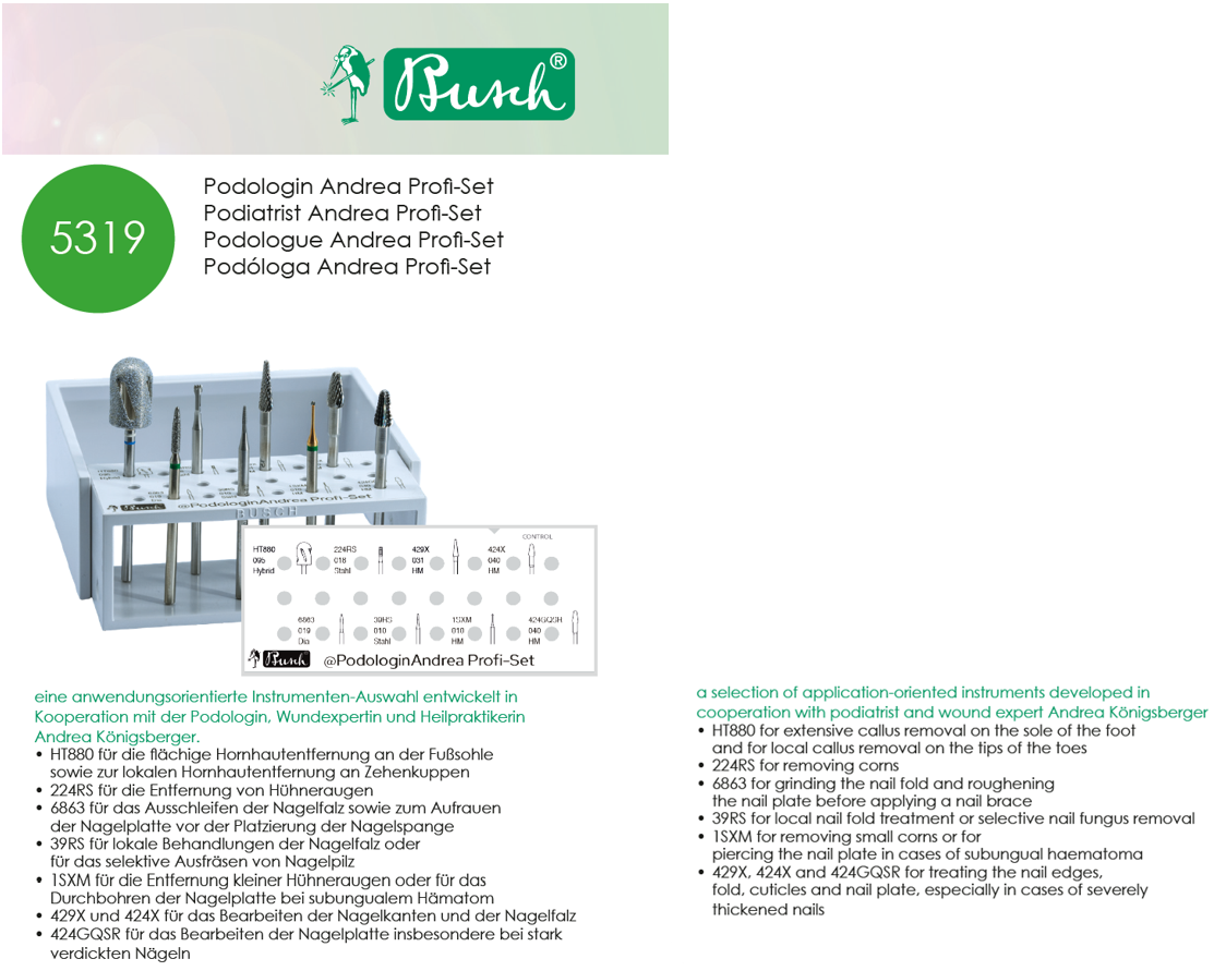 BUSCH 'Podologin Andrea' Profi-Set, 1 Stück