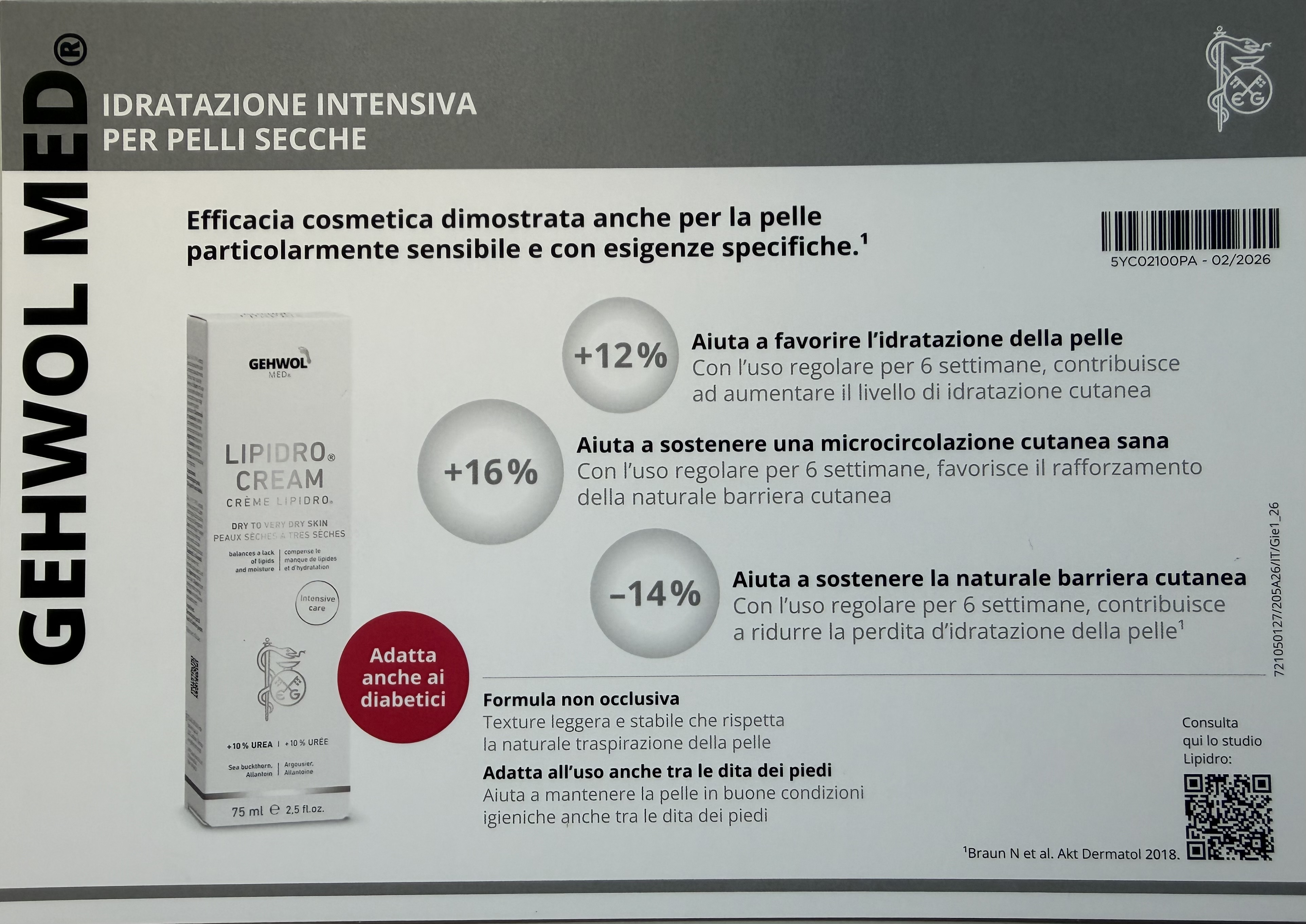 GEHWOL MED® Soluzione avanzata per la salute del piede, 1 Stück