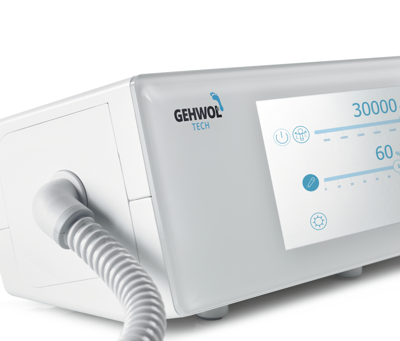 GEHWOL TECH Fusspflege-Absauggerät PHOENIX V-TECH inkl. Handstück, lichtgrau