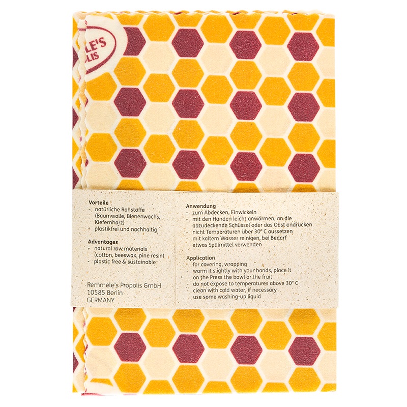 Remmele's Propolis Bienenwachstuch (Ersatz Frischhaltefolie)