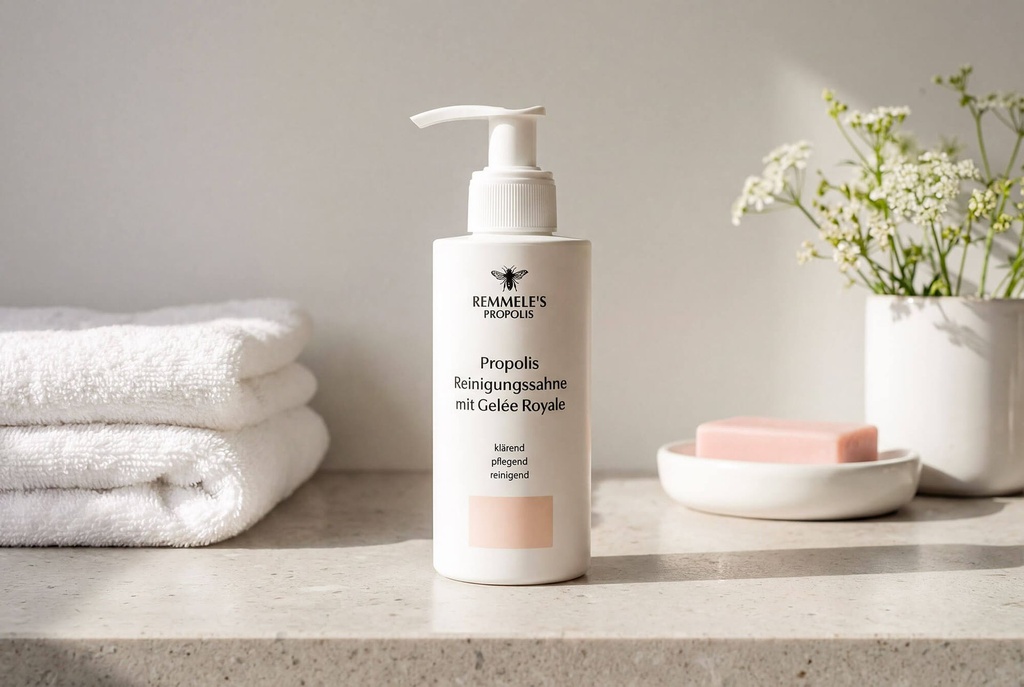 Remmele's Propolis Propolis Reinigungssahne mit Gelée Royale, 150 ml