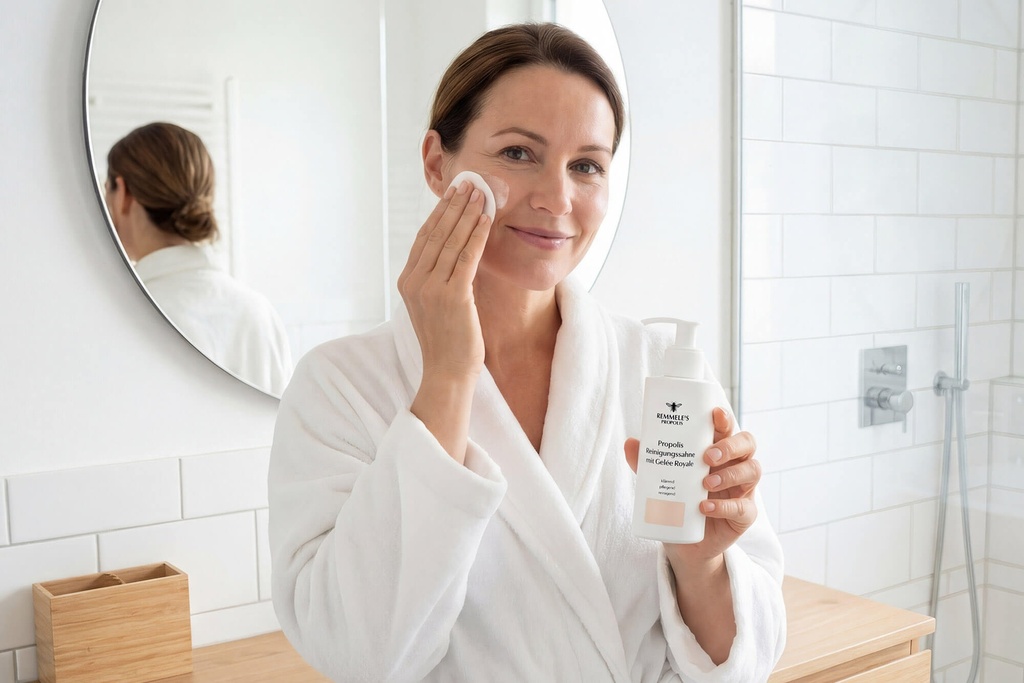 Remmele's Propolis Propolis Reinigungssahne mit Gelée Royale, 150 ml