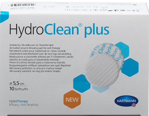 IVF Hartmann HydroClean plus, rund 5.5 cm, 10 Stk.