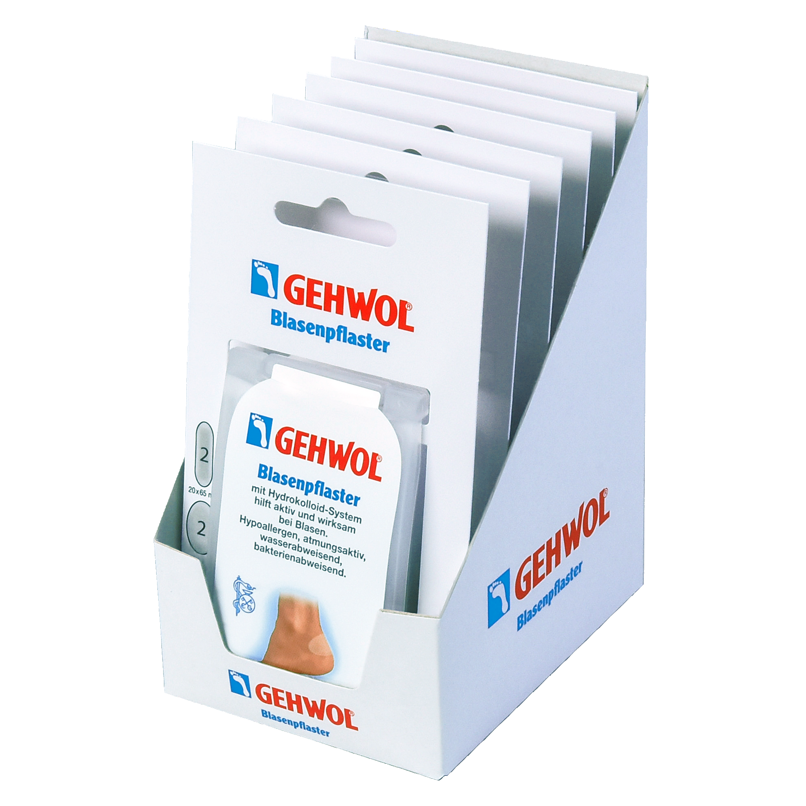 GEHWOL Blasenpflaster, 3 x 2 Stück, (Hydrokolloid-System) Display