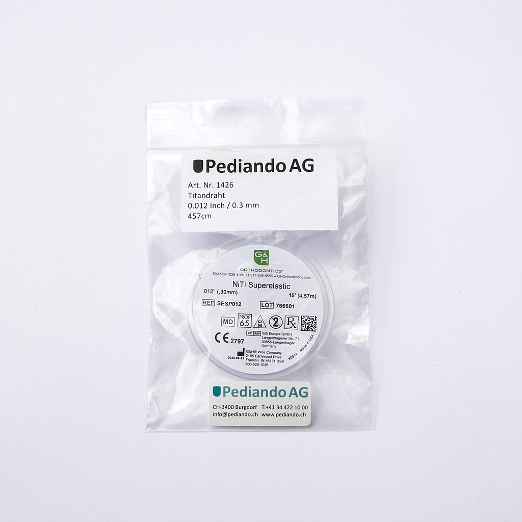 Titandraht von G&amp;H Orthodontics®, Rolle à 457 cm