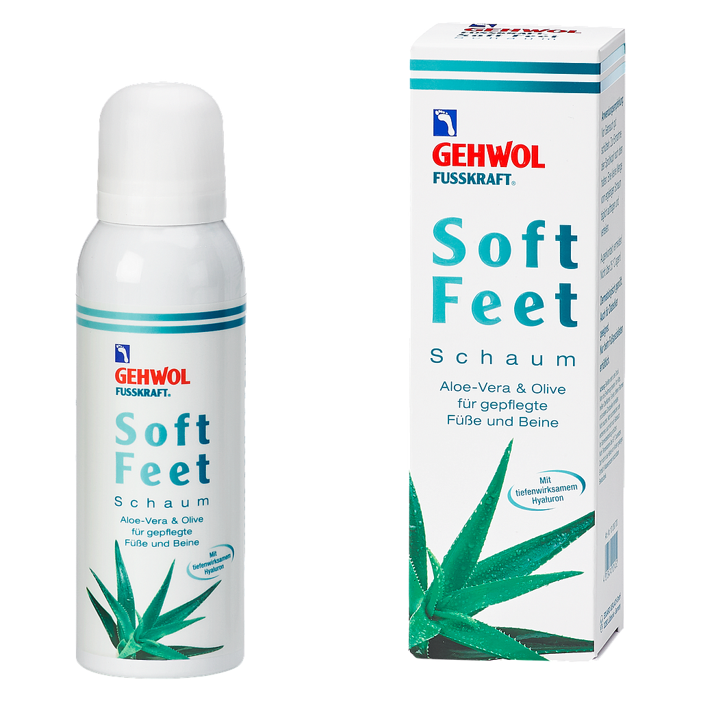GEHWOL FUSSKRAFT® Soft Feet Schaum, 125 ml