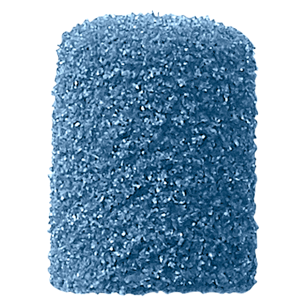 GEHWOL® Tech Schleifkappen Tonne 10 mm blau, Länge 15 mm, 10 Stück