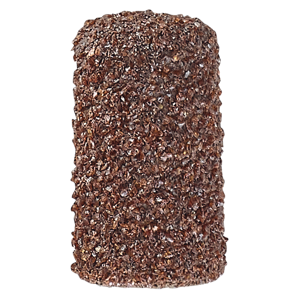GERLACH TECHNIK Schleifkappen Tonne 10 mm braun, Länge 22 mm, 10 Stück
