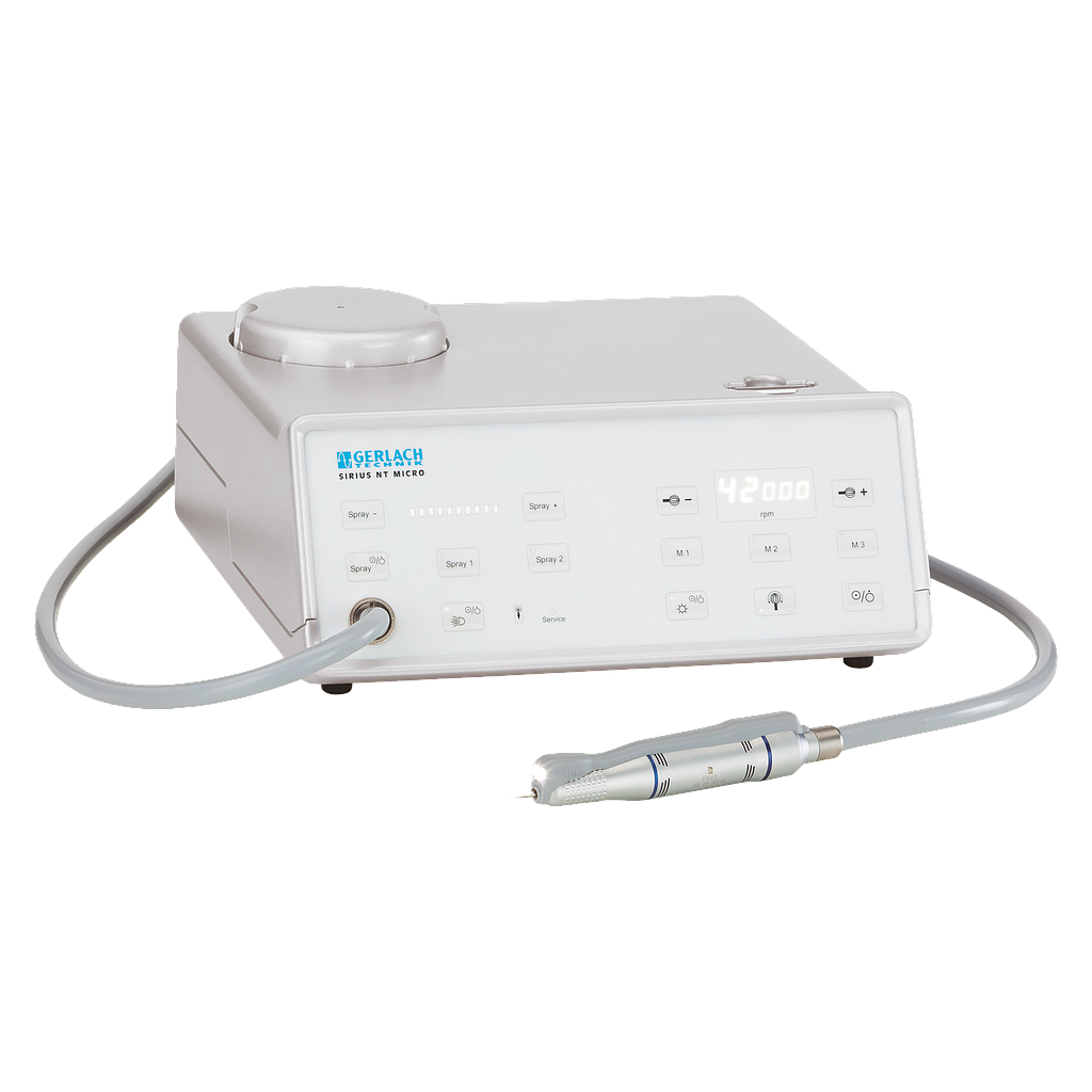 GERLACH TECHNIK Fusspflege-Spraygerät SIRIUS NT MICRO inkl. Licht-Handstück 2020