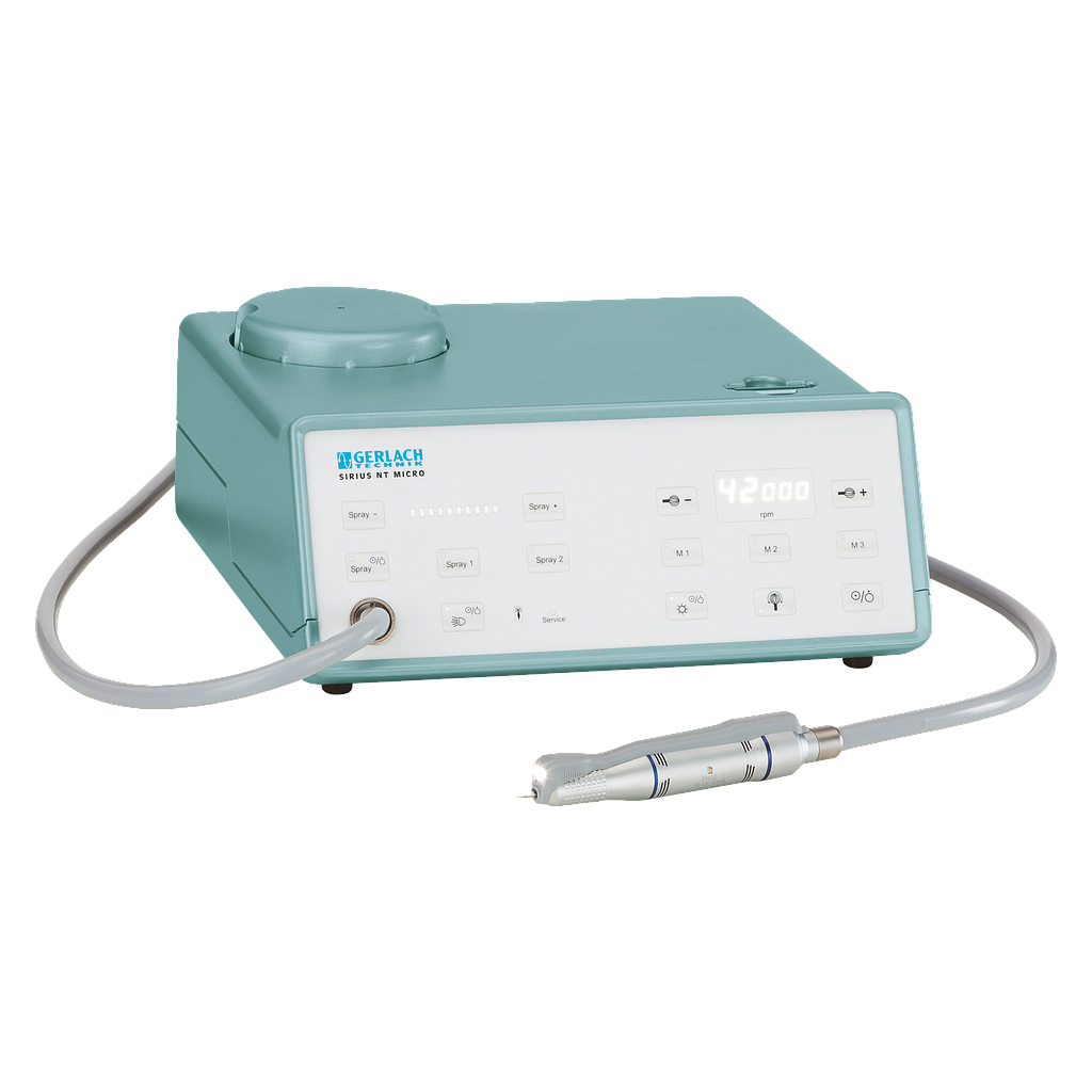 GERLACH TECHNIK Fusspflege-Spraygerät SIRIUS NT MICRO inkl. Licht-Handstück 2020