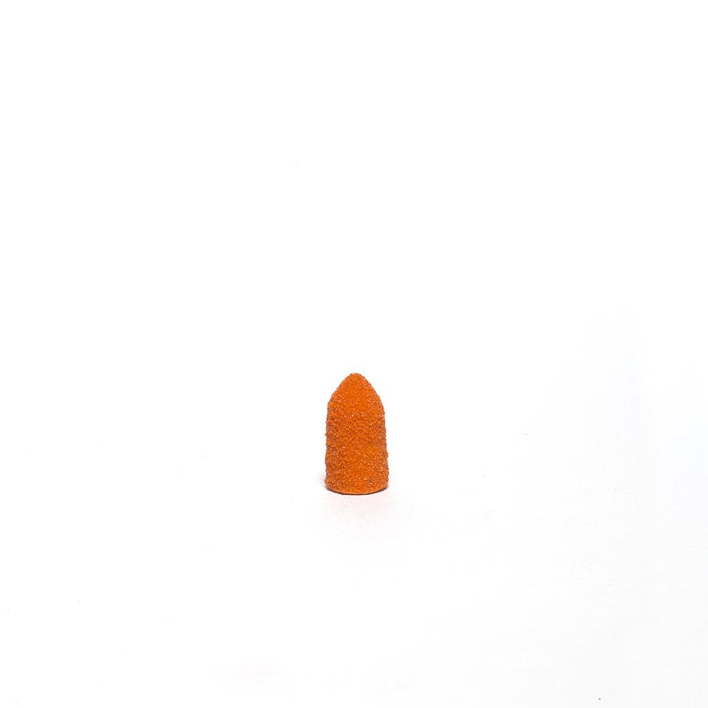 Lukas Schleifkappen PODO Ø 5 mm orange, spitz, 10 Stück
