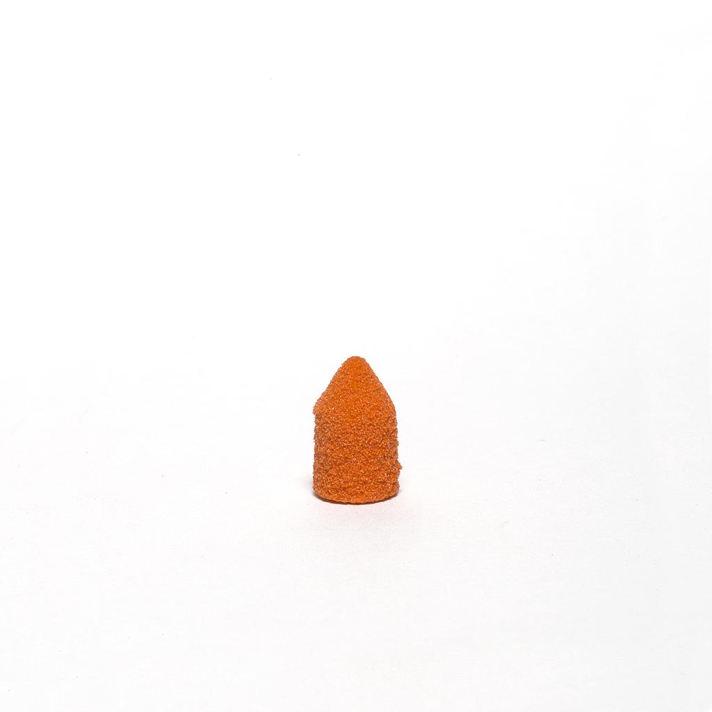 Lukas Schleifkappen PODO Ø 7 mm orange, spitz, 10 Stück