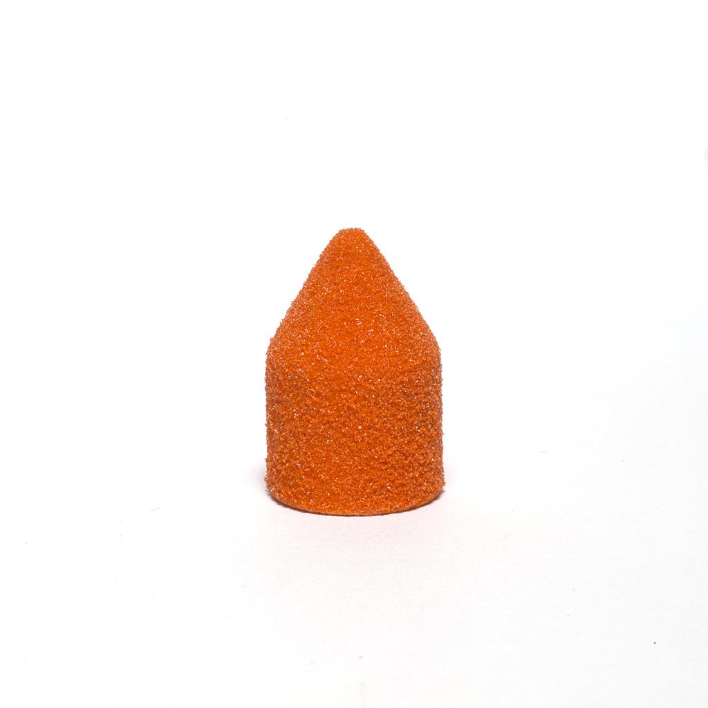 Lukas Schleifkappen PODO Ø 16 mm orange, spitz, 10 Stück