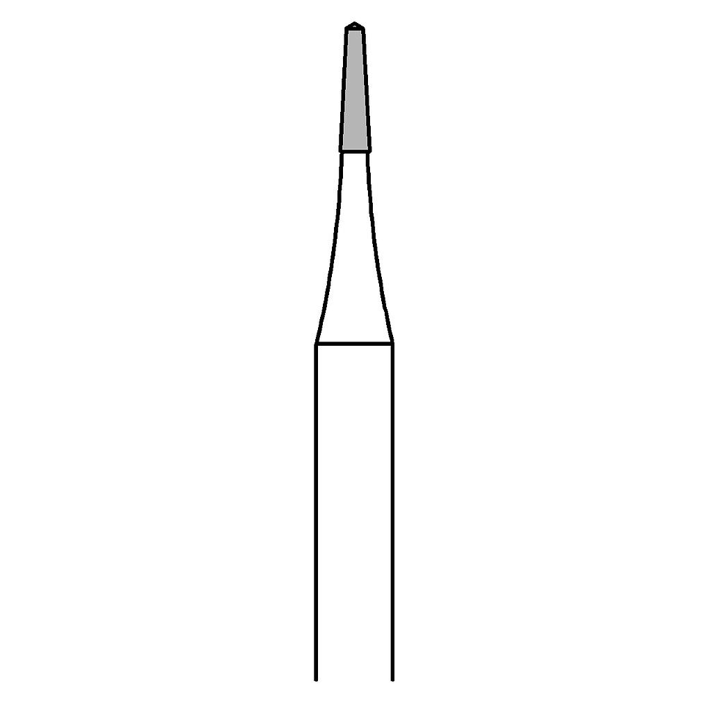 Busch Stahl-Fräser inox 39RS (Fissurenfräser), 2 Stück