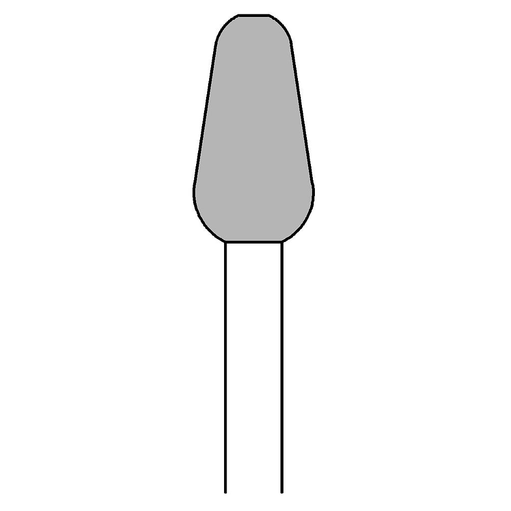 Busch Stahl-Fräser inox 95RS, 2 Stück