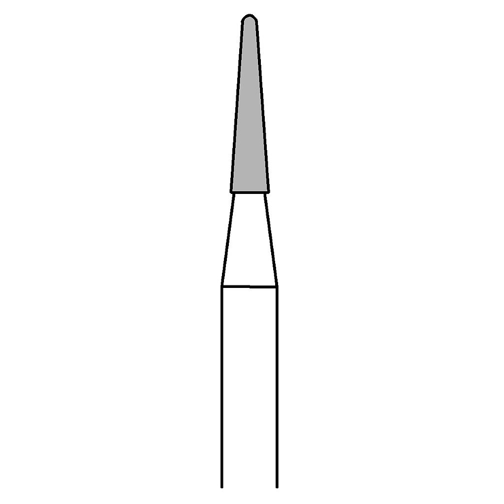 Busch MIDI Hartmetall-Fräser M433FX, feine X-Verzahnung, 2 Stück