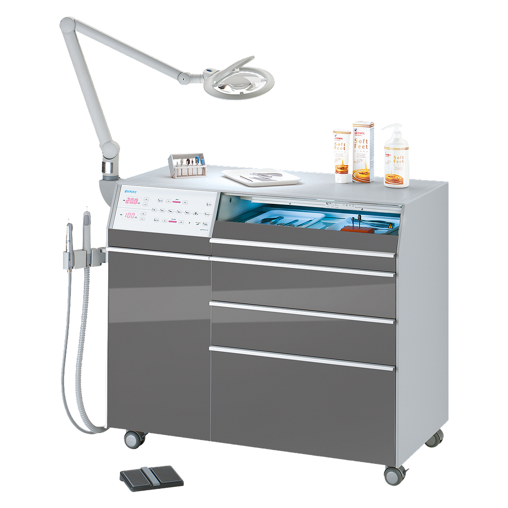 GERLACH TECHNIK Fusspflegeschrank JUPITER Duomatic S2