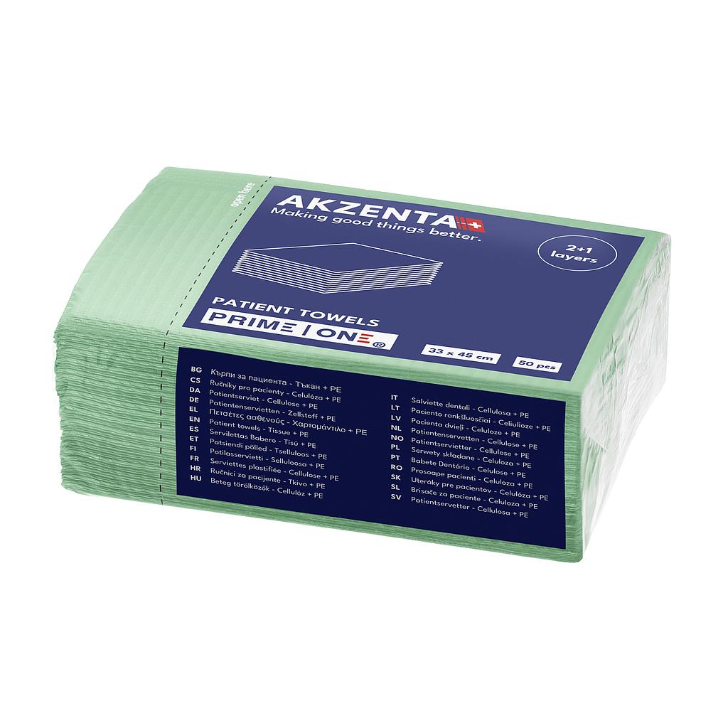 Akzenta PRIME ONE® Top Safe Plus Patientenservietten 33 x 45 cm, 3-lagig, 10 x 50 Stück