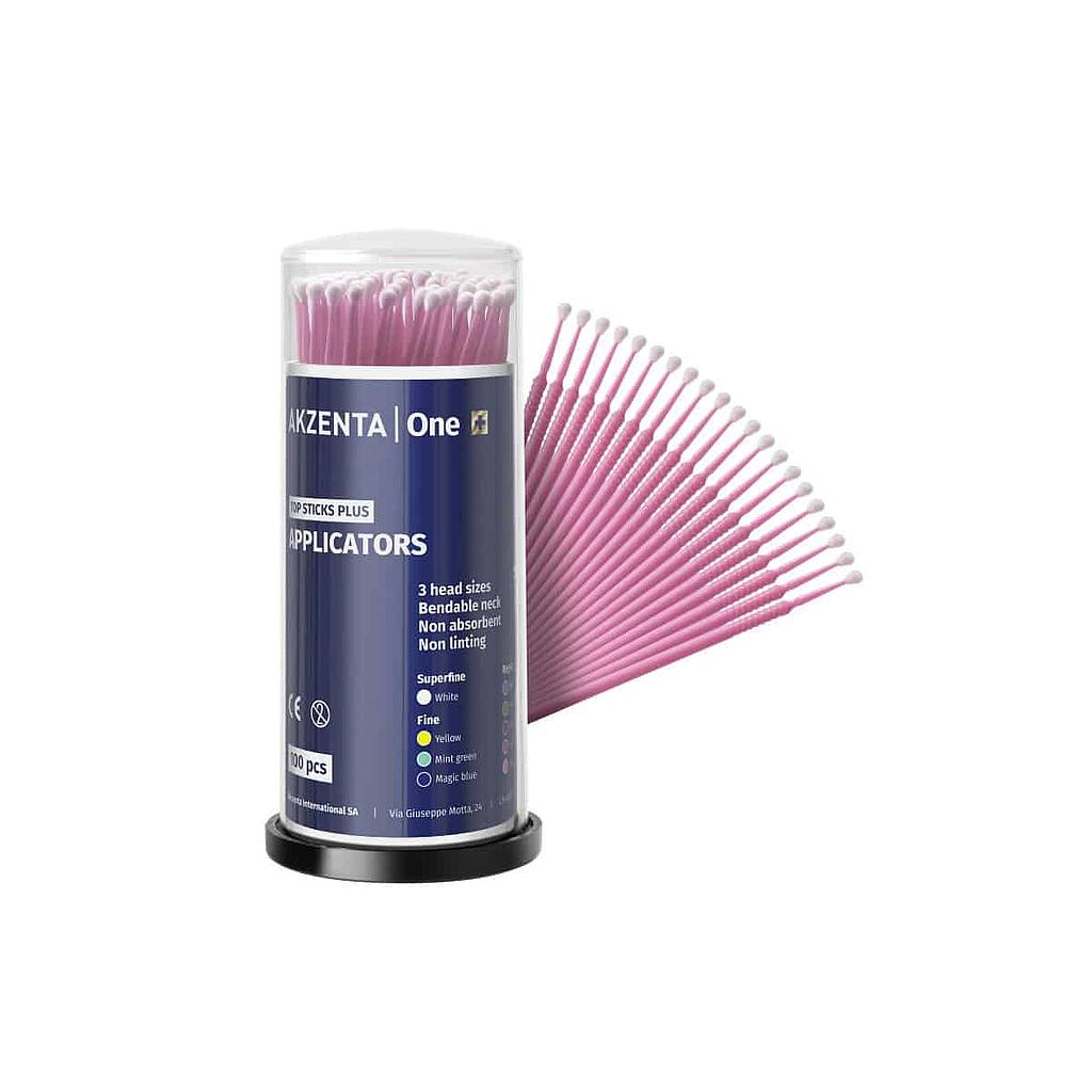 Akzenta® Top Sticks Plus Mikro-Applikatoren 'Regular' (wie Microbrush), 100 Stück