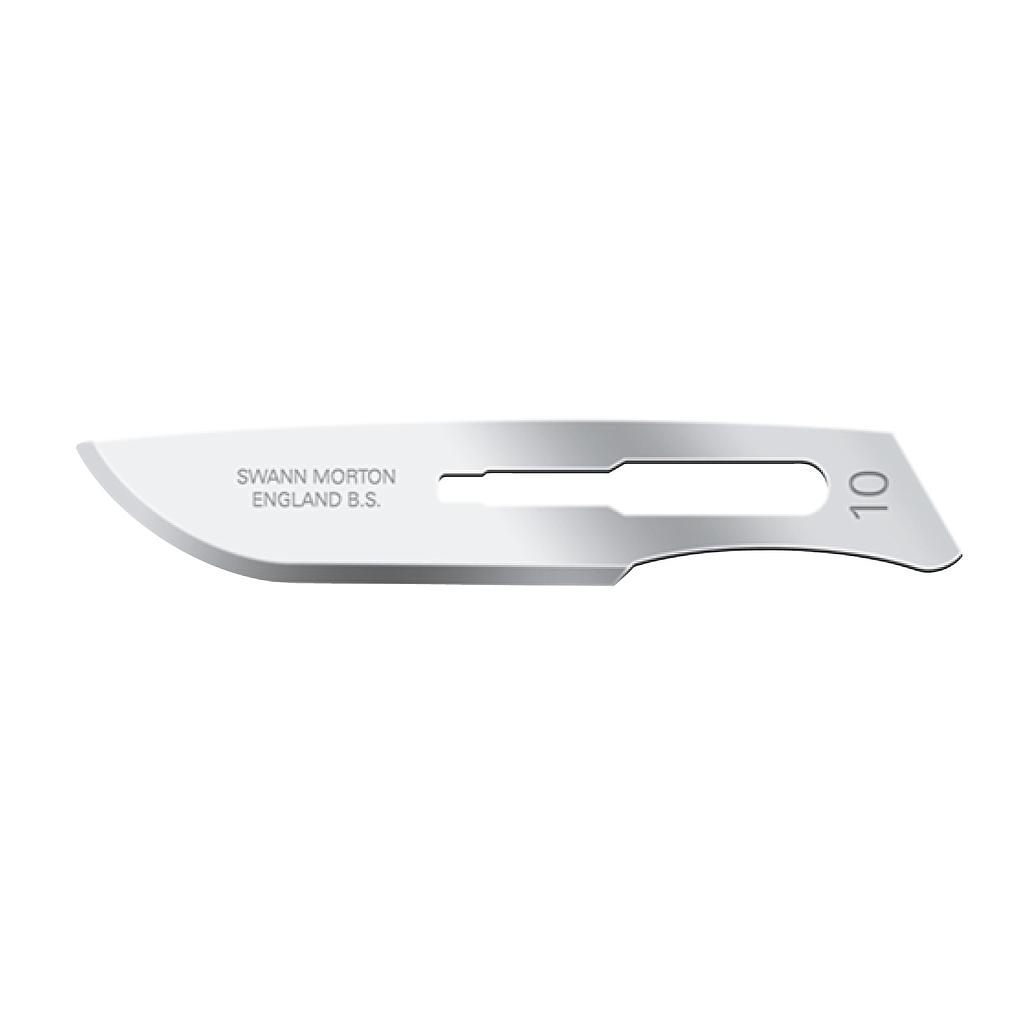 Swann-Morton® RED BLADES Skalpellklingen, passend zu Griff Nr. 3, 100 Stück