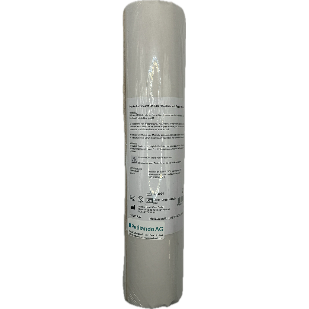 Herop by Heusser MOLI-LUX lastic hautfarbig, MD, ganze Rolle, 160 x 32 cm, 1 Stück