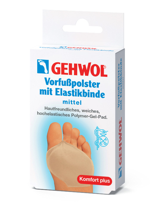 GEHWOL® Vorfusspolster mit Elastikbinde, mittel, 1 Stück