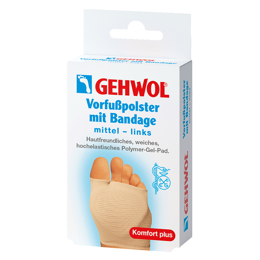 GEHWOL® Vorfusspolster mit Bandage links, mittel, 1 Stück