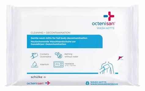 Schülke Octenisan® Waschhandschuhe, 8 Stück